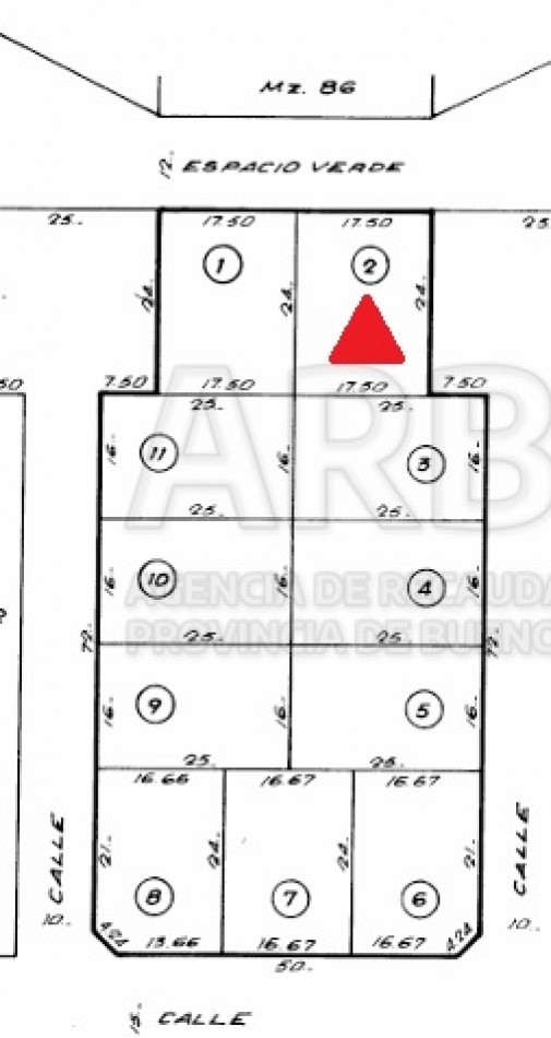 Lote de 420 M2 en Las Lomas