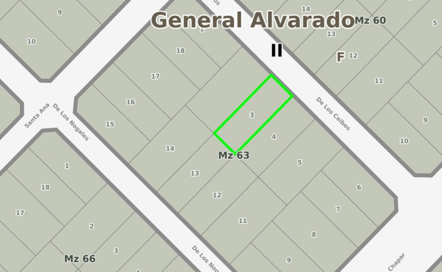 Lote 600 M2 Ceibos casi Chapar
