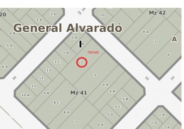 Lote 750 M2 en 35 E/ 34 y 36